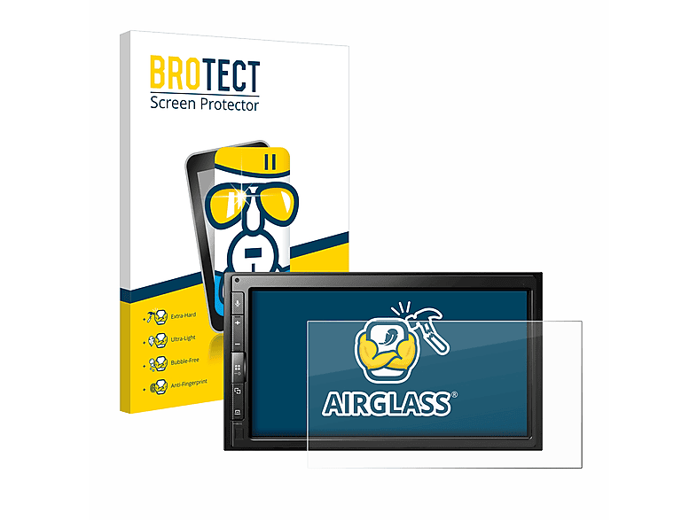 BROTECT Airglass klare Schutzfolie(für Pioneer SPH-EVO62DAB)