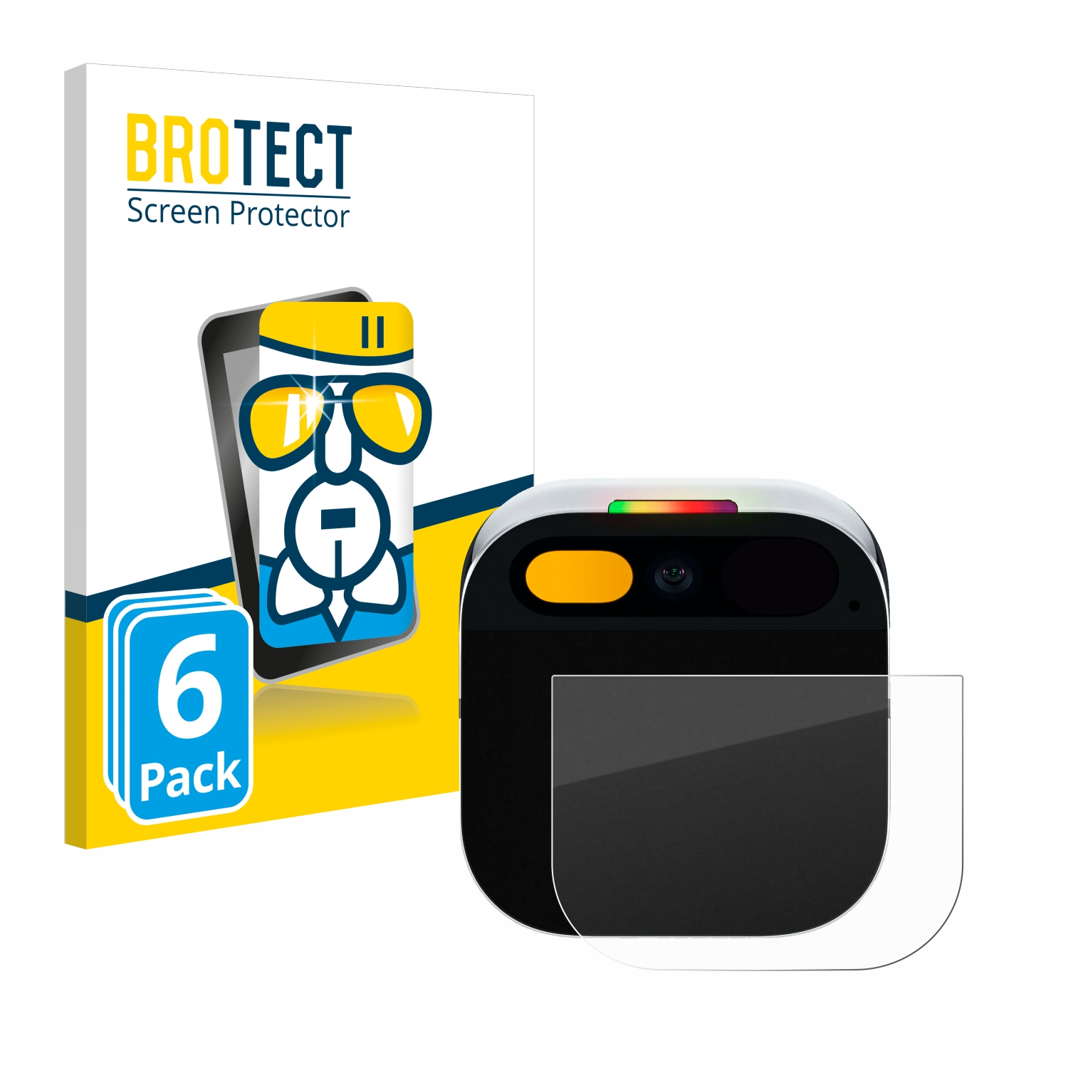 BROTECT 6x Airglass Trackpad)) (Touch Ai Pin klare Humane Schutzfolie(für