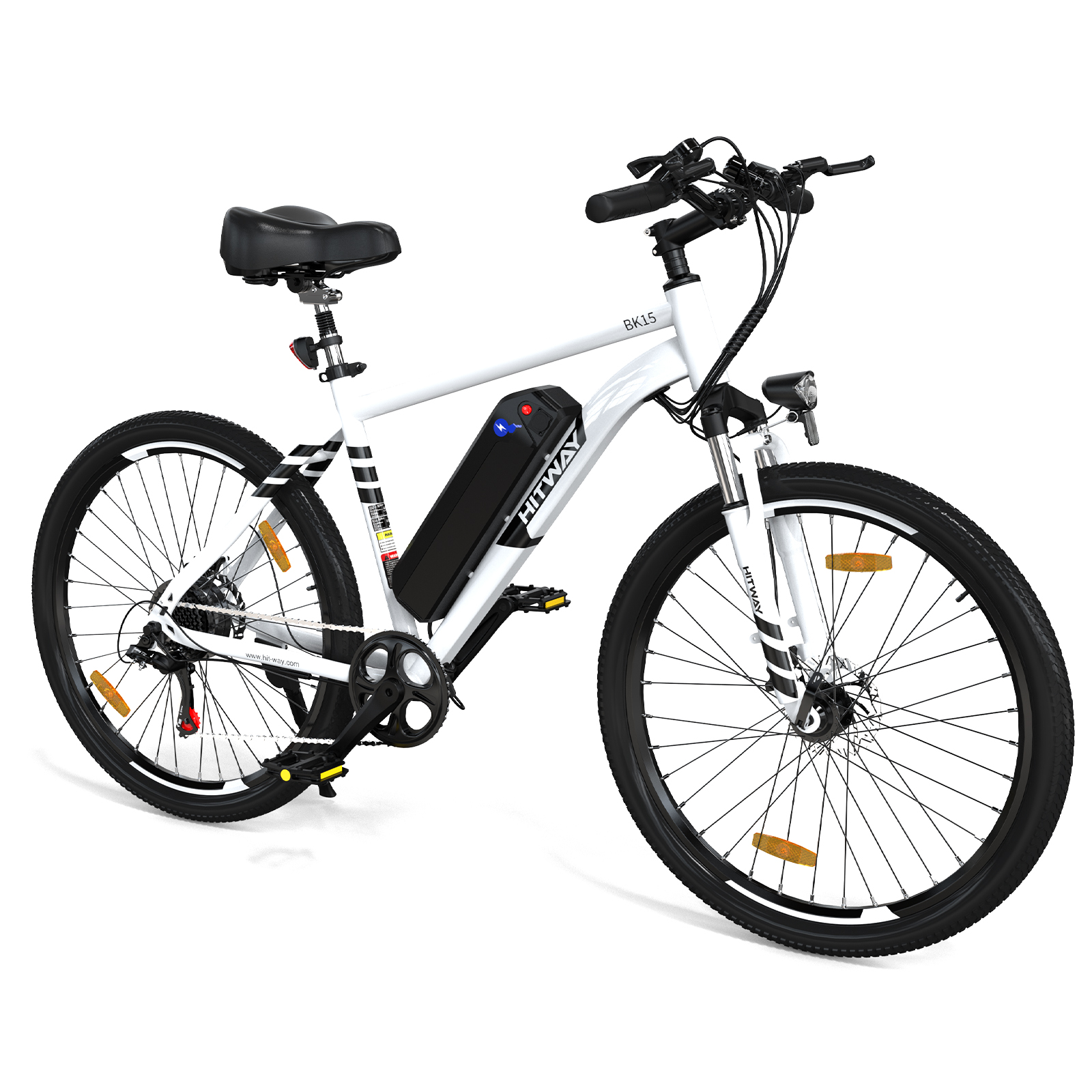 Mountainbike Unisex-Rad, Zoll, Weiß) 403,2, (Laufradgröße: BK15 HITWAY 26