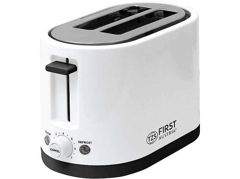 FIRST 2) (750 TZS Toaster AUSTRIA 20 Watt, FA-5368-3 Schlitze: