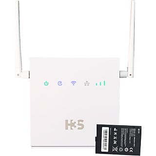 Router WiFi  - Combo R01 + Batería H3S, 155 Mbps, MIMO, Blanco