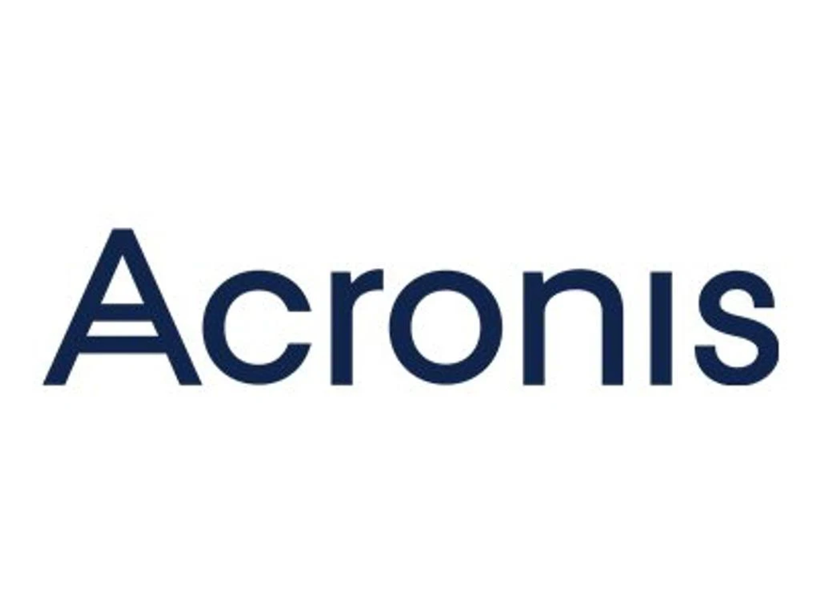 Il logo Acronis, con la parola 'Acronis' in lettere blu scuro.