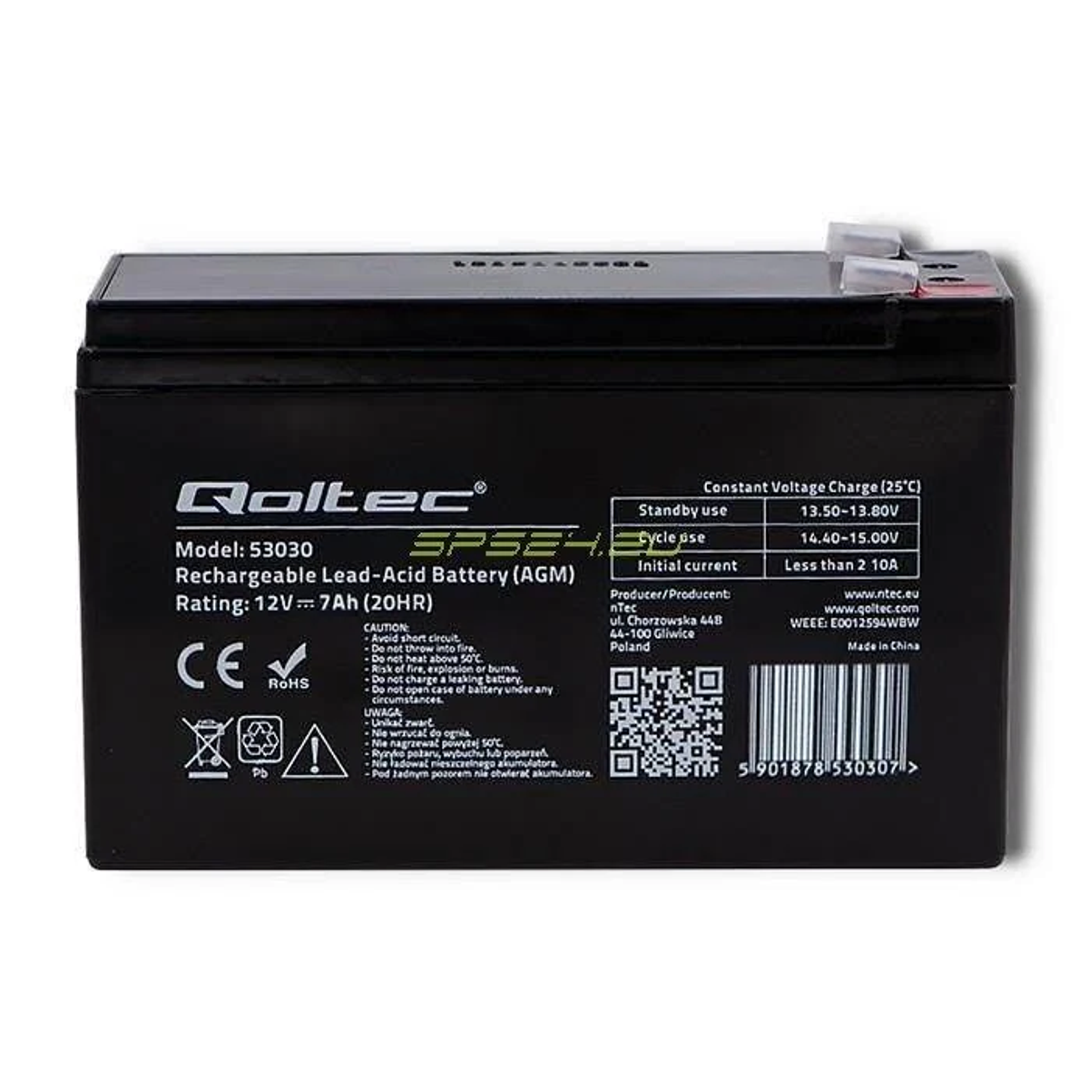 erforderlich. Volt 53030 QOLTEC Batterien Mehrzweckbatterien, 12 Lithium-Ionen 1