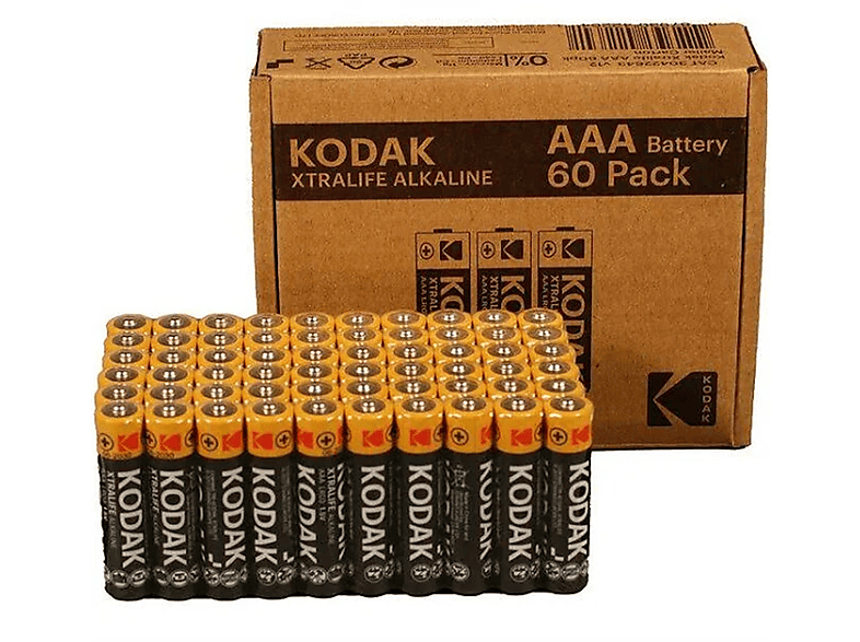 KODAK 30422643 60 AAA Batterien erforderlich (enthalten). Mehrzweckbatterien, 1.5 Volt