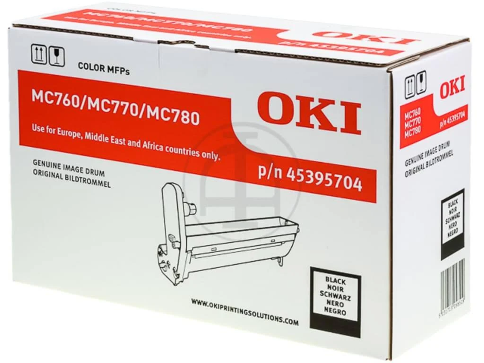 OKI MC760 45395704 Durum Ünitesi Lazer baskı Siyah