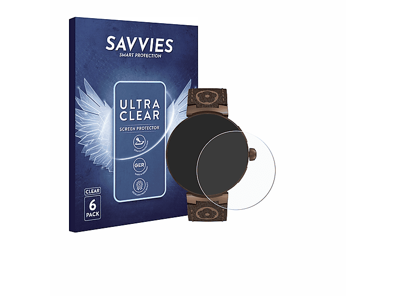 SAVVIES 6x klare Schutzfolie(für LZAKMR LV02)