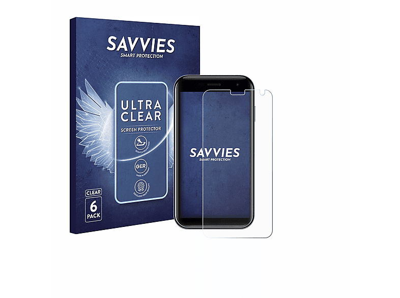 SAVVIES Palm 6x klare Schutzfolie(für Pepito)