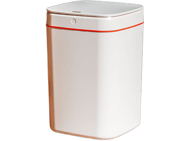 SHAOKE Papierkorb 20L Automatik mit Deckel Intelligentes Großes Fassungsvermögen Induktion Trimmer Weiß | home