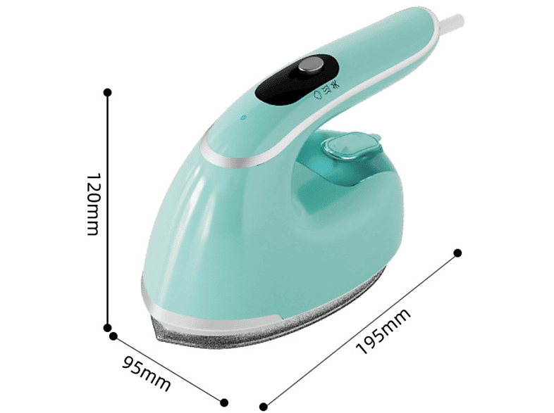UWOT Mini-Dampfbügeleisen: Handdampfbügeleisen - ein praktisches Gerät zum Ausbügeln von Kleidungsstücken Bügeleisen (1000 Watt, Keramik)