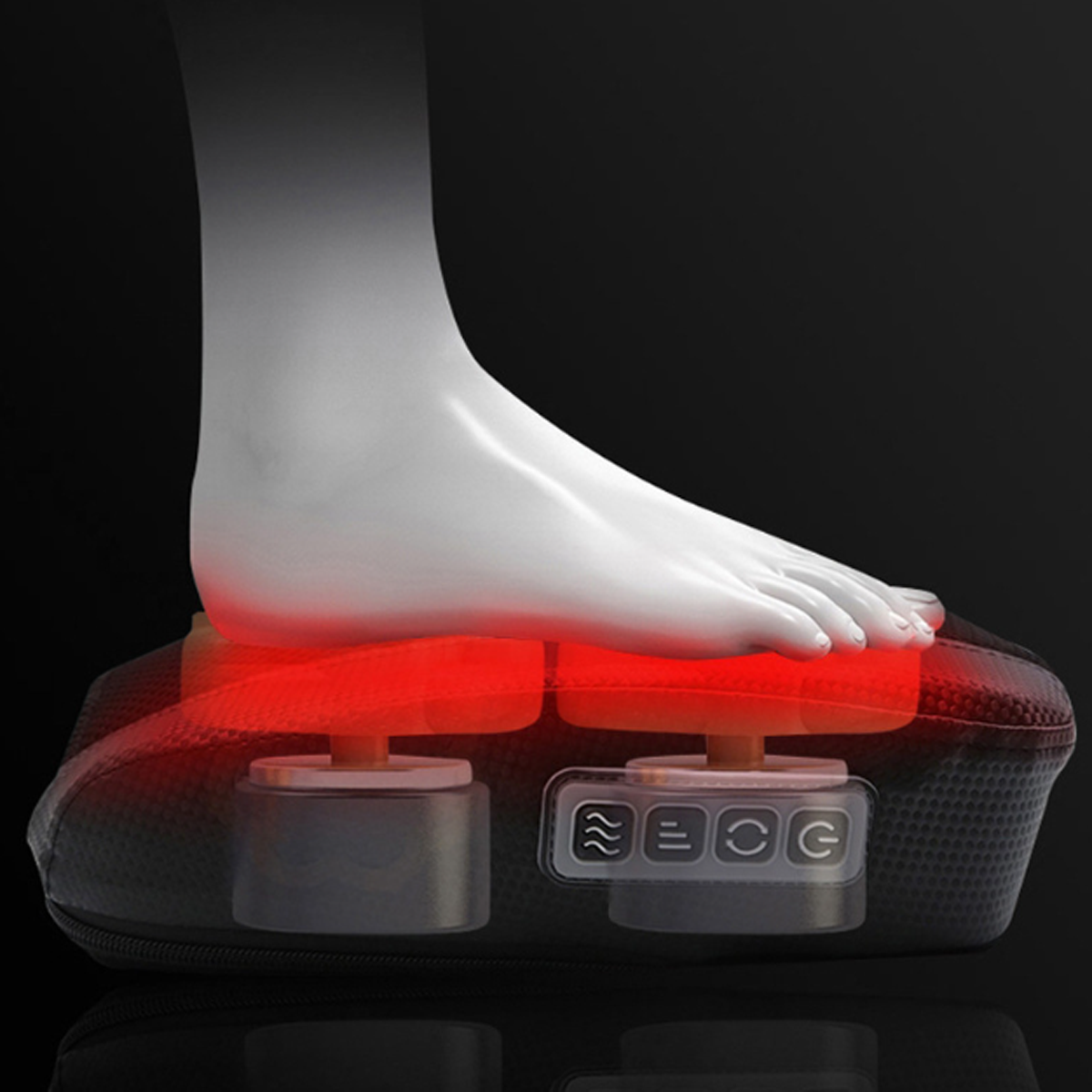 LACAMAX Fußmassagegerät - Wärmepflege, mehrere Fußmassagegerät Rollenmassage Geschwindigkeiten