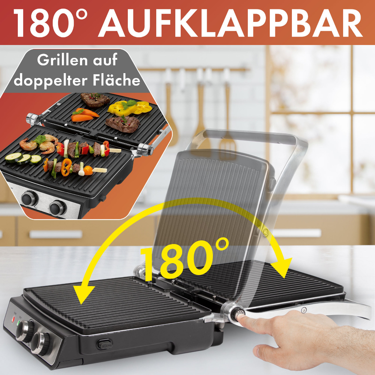 PROFICOOK 1264 Kontaktgrill PC-KG