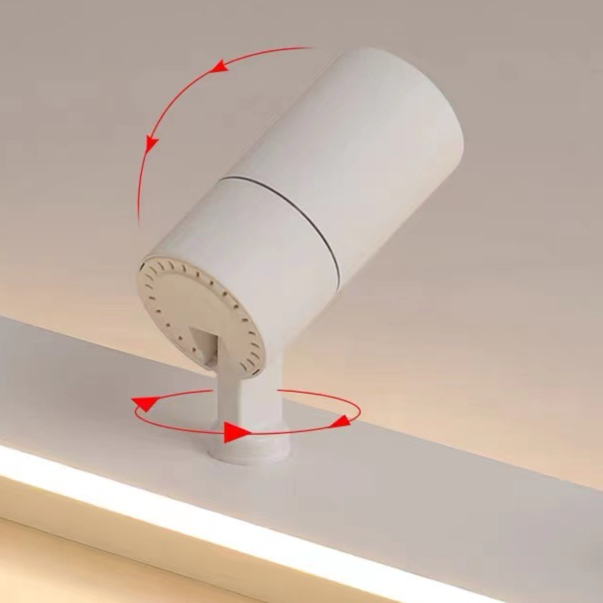 LED-Lampe beleuchten UWOT mehrfarbig Leuchten Dreifarbige LED-Schienenstrahler: perfekt Innenkorridore