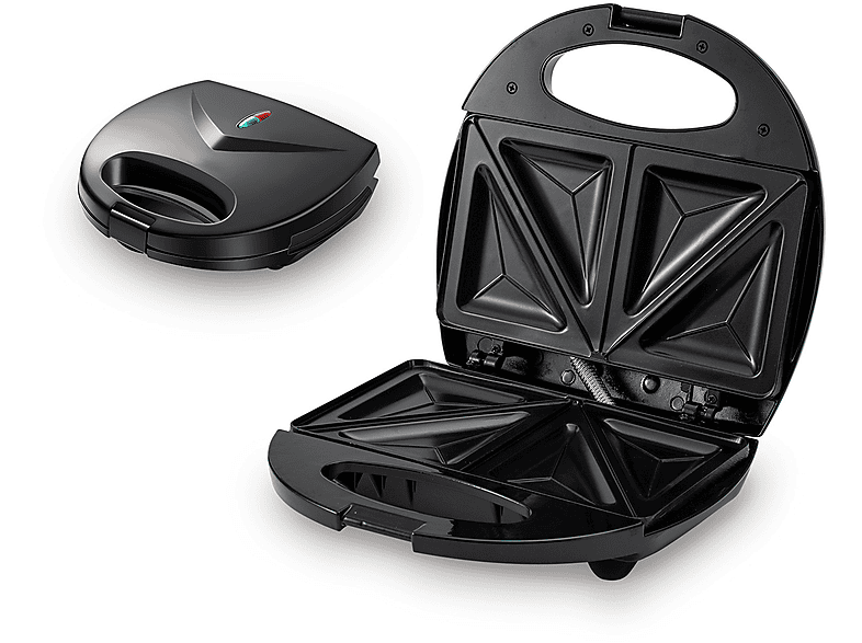 Vielseitiger BRIGHTAKE Sandwichmaker für die Perfekter Küche - Genuss 3-in-1 Schwarz moderne Sandwichmaker