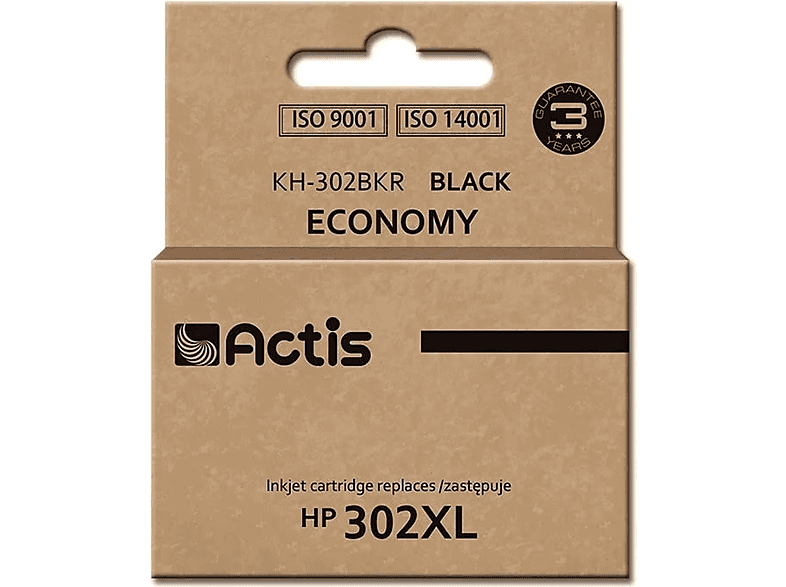 ACTIS KH-302BKR Tintenpatrone Schwarz (F6U68AE)