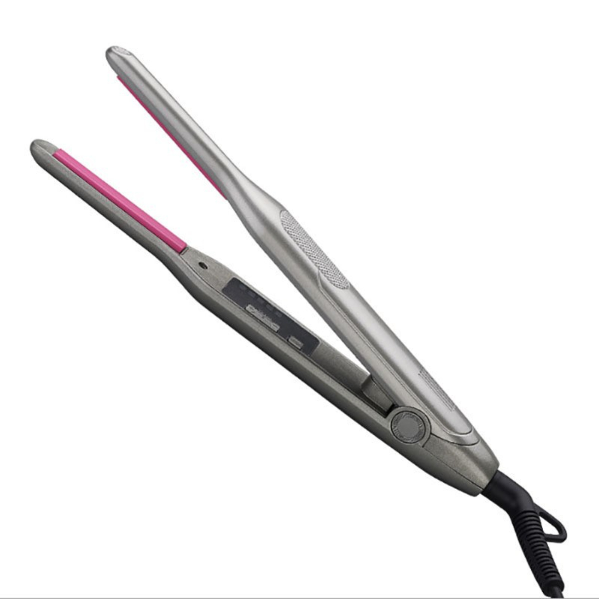 locken, 5 - Mini-Haarglättungsplatte Unisex Temperaturstufen: Gleichmäßig und erhitzt, BYTELIKE Haarglätter, Graue glätten