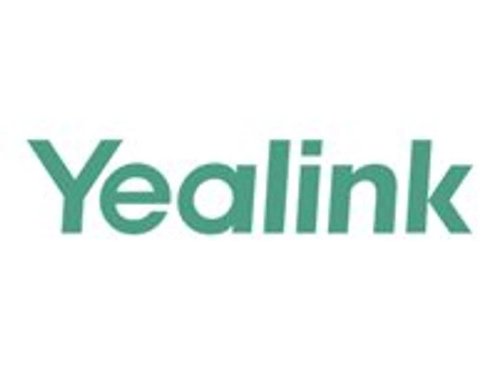 Das Yealink-Logo in grünem Text auf weißem Hintergrund.