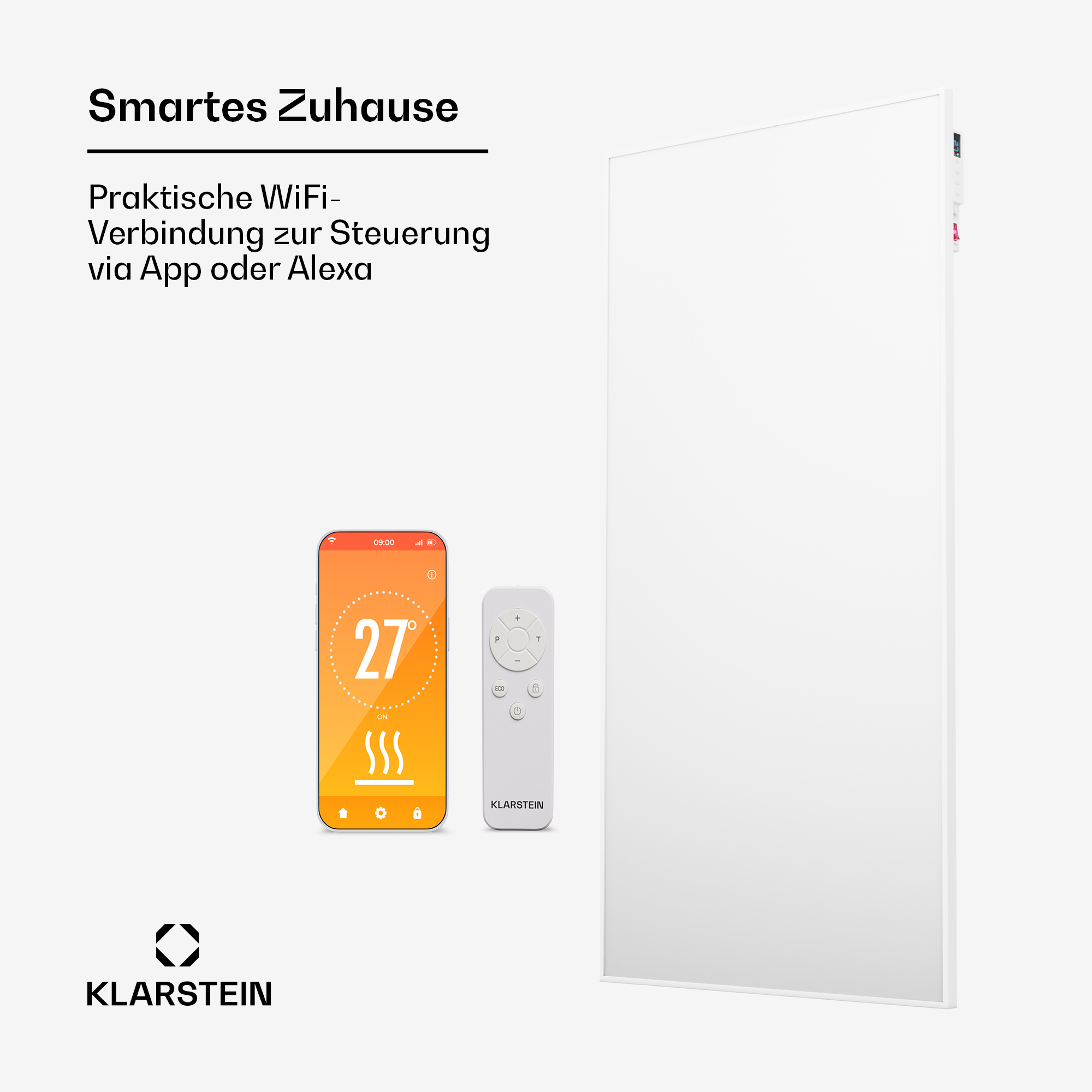 KLARSTEIN Wonderwall Air Smart (770 Infrarot-Heizung Watt)