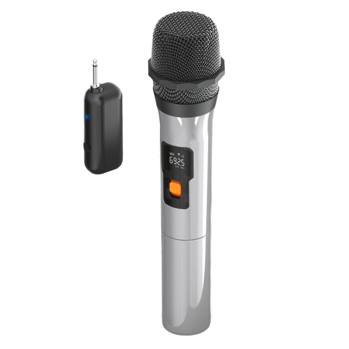 geeignet Silber Mikrofon, Handmikrofon: und viele Drahtloses Klangqualität für UWOT geräuscharm Gelegenheiten, hoher mit
