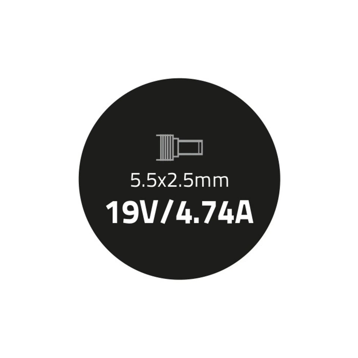 Asus|Mehrmarken|Universal, QOLTEC Laptop-Ladegeräte 50071.90W Schwarz