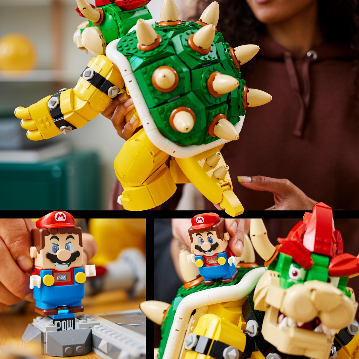 Klocki LEGO Super Mario Potężny Bowser 71411 Wielobarwny