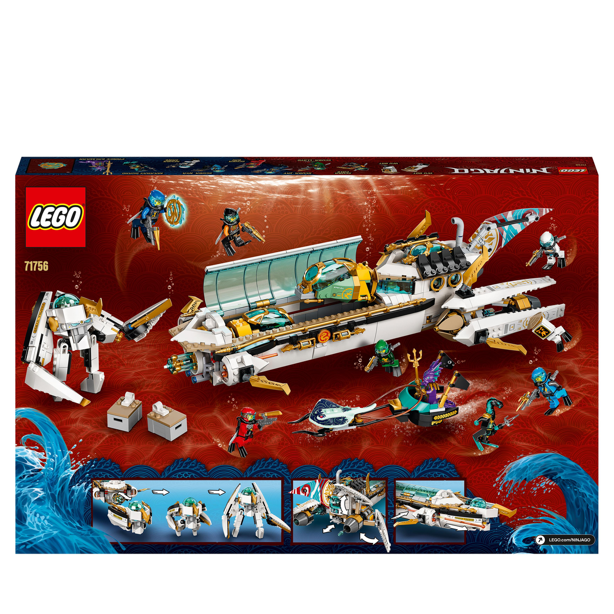 LEGO 71756 WASSERSEGLER Bausatz