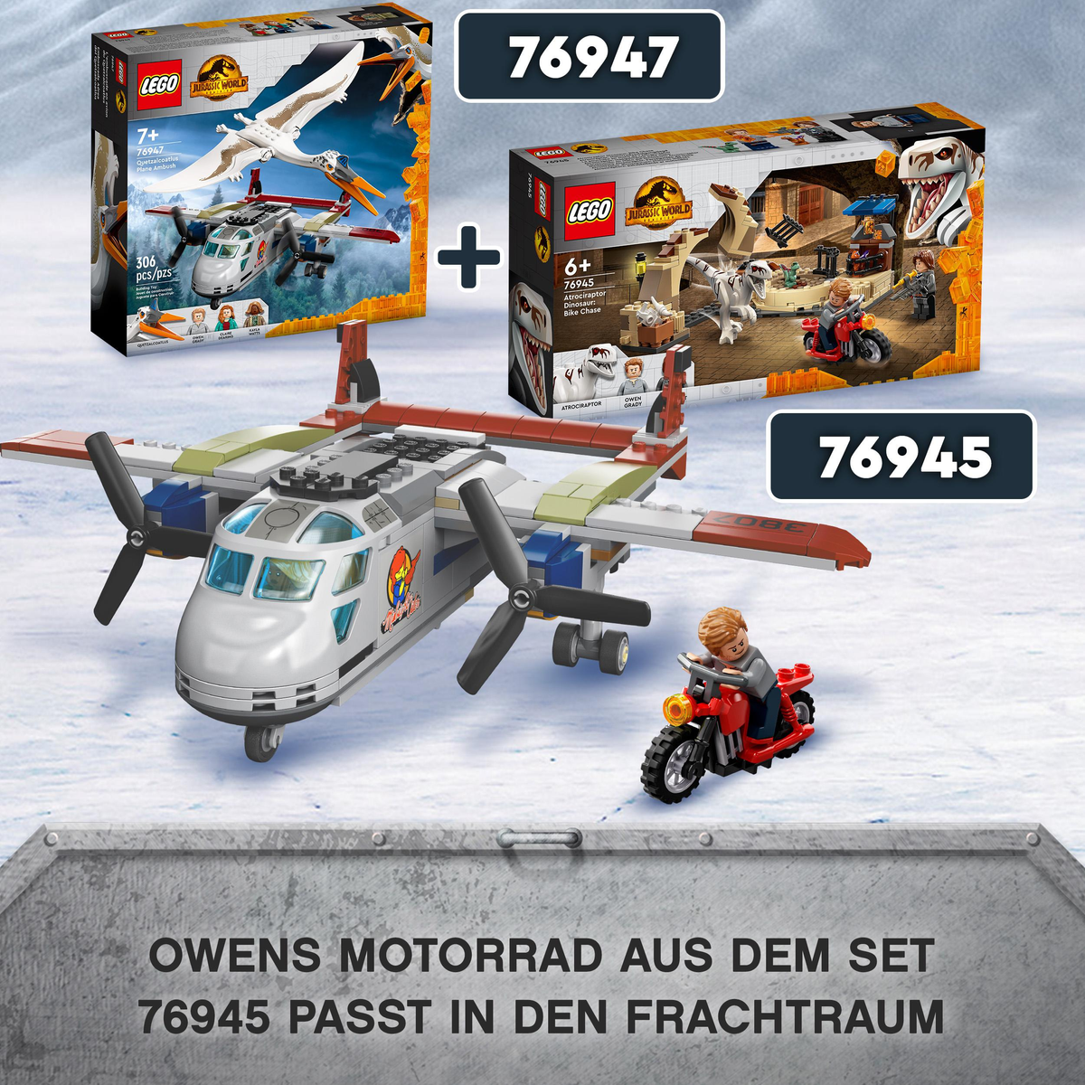 76947 LEGO FLUGZEUG-ÜBERFALL QUETZALCOATLUS: Bausatz