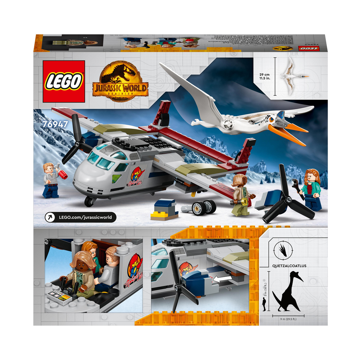 LEGO 76947 Bausatz QUETZALCOATLUS: FLUGZEUG-ÜBERFALL