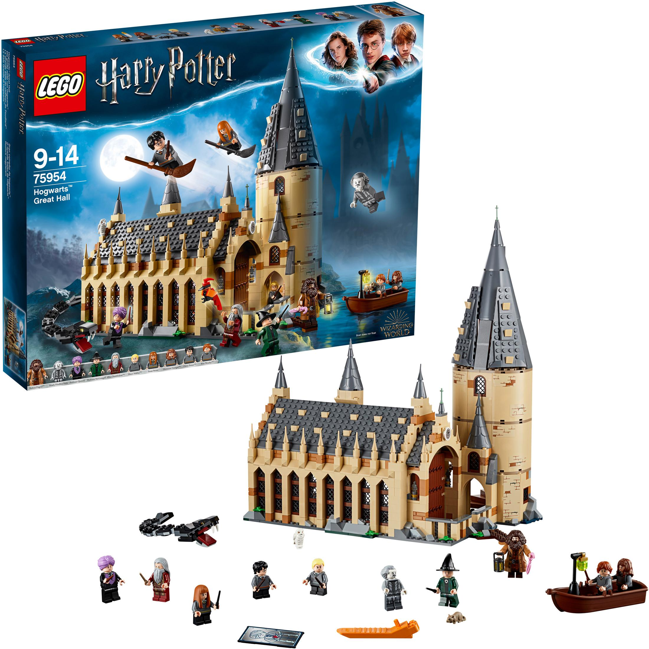 LEGO Harry Potter Hogwarts Great Hall Set mit Figuren und Box.