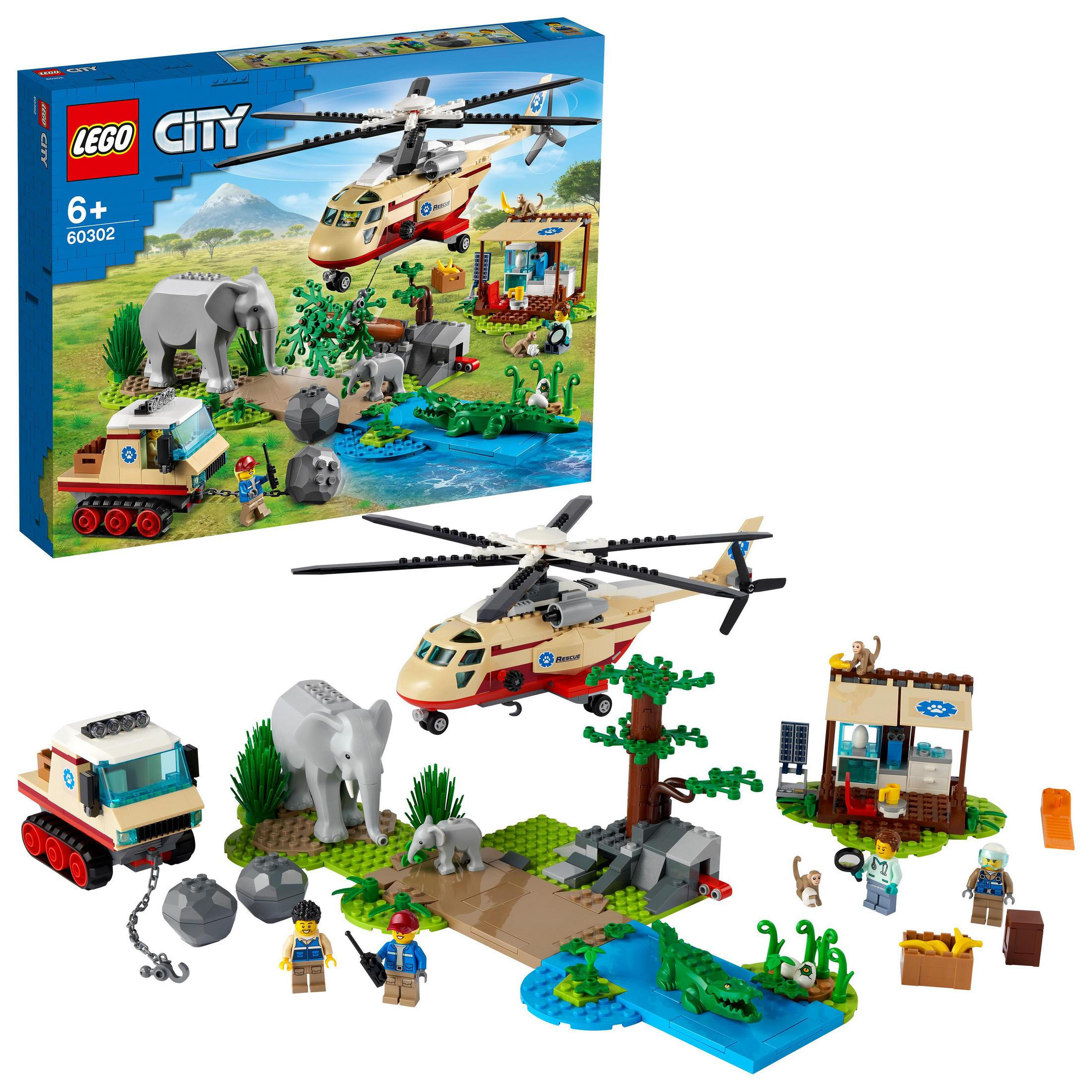 LEGO 60302 City Tierrettungseinsatz Bausatz Wildlife
