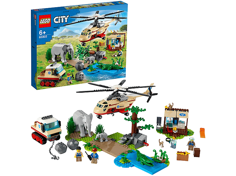 LEGO 60302 City Wildlife Tierrettungseinsatz Bausatz