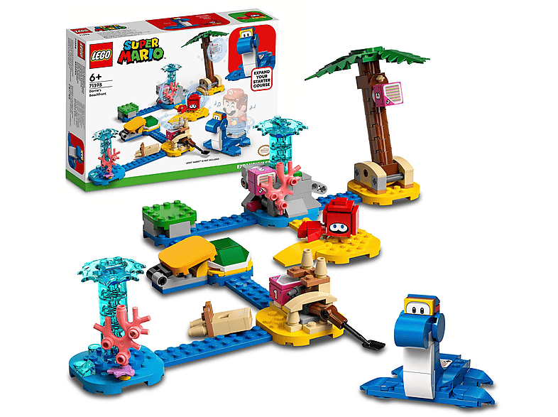 LEGO 71398 Super Mario Dorrie Beachfront Bausatz | Baukästen und Konstruktionsspielzeug