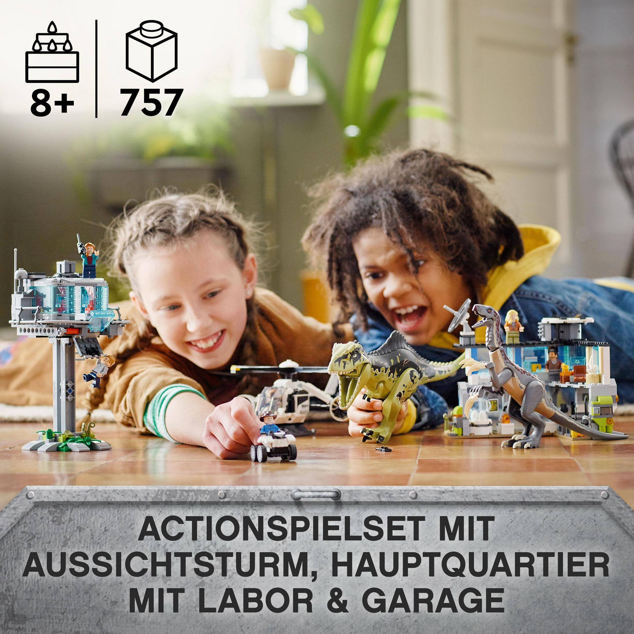 LEGO 76949 THERIZINOSAURUS-ANGRIFF & GIGANOTOSAURUS Bausatz