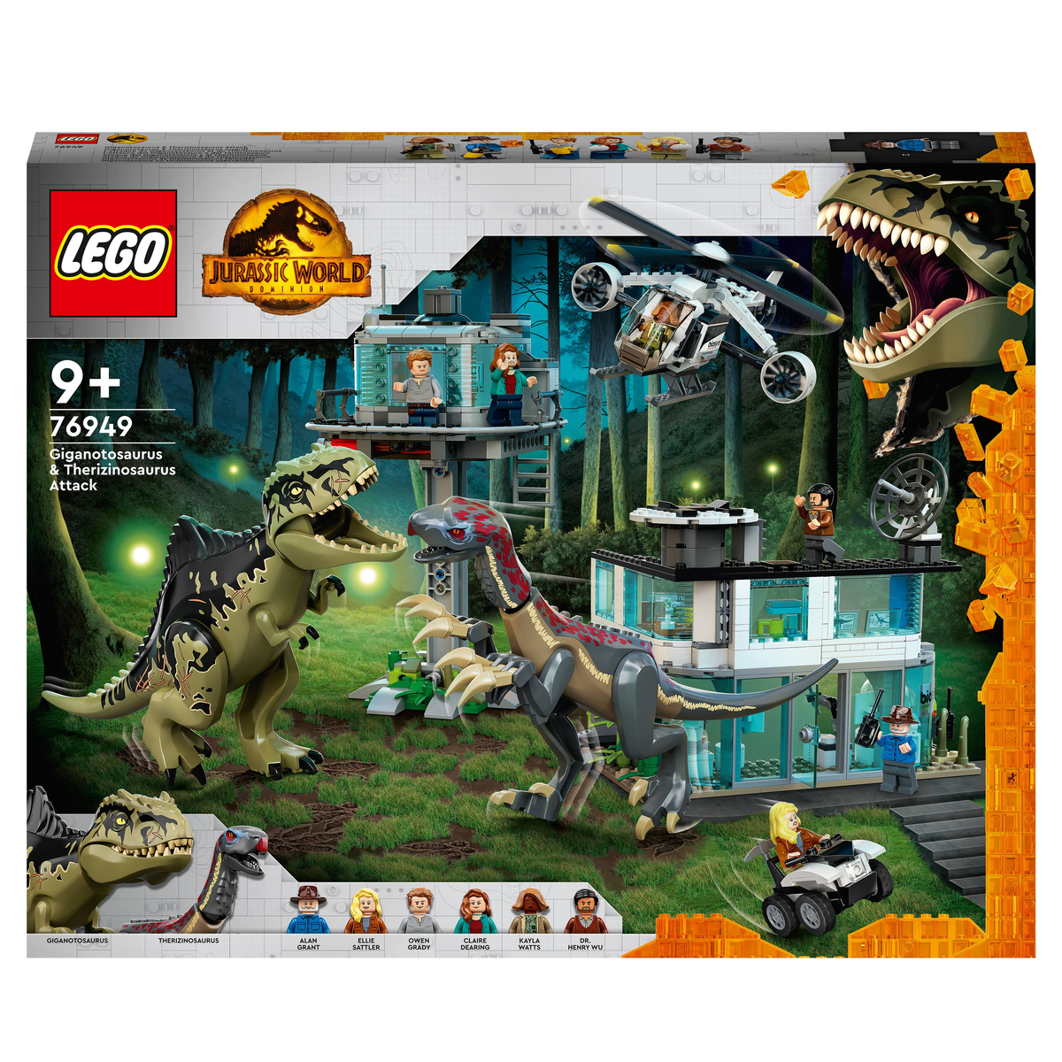 LEGO 76949 GIGANOTOSAURUS Bausatz THERIZINOSAURUS-ANGRIFF 