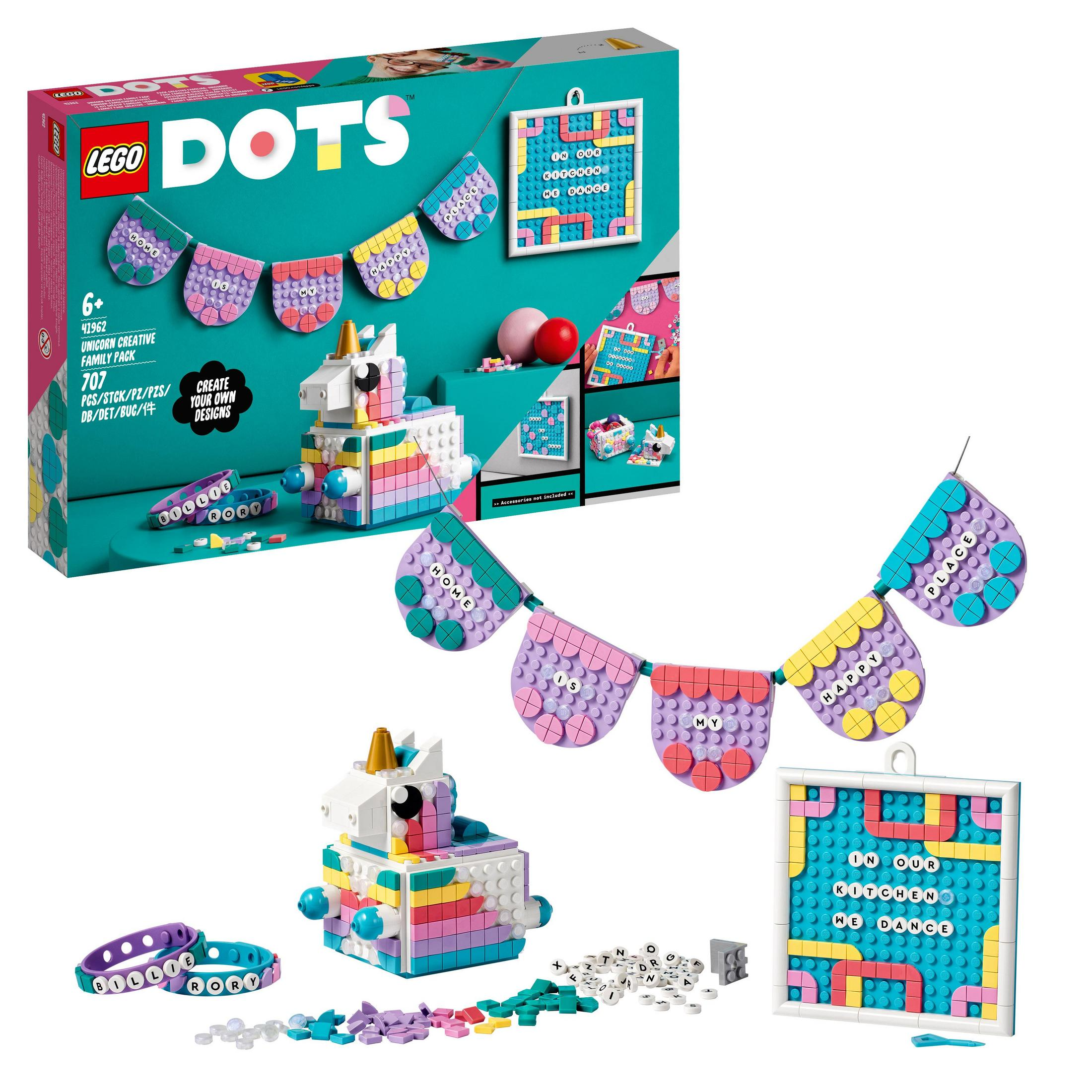 LEGO Dots Tek Boynuzlu At Yaratıcı Aile Paketi 41962