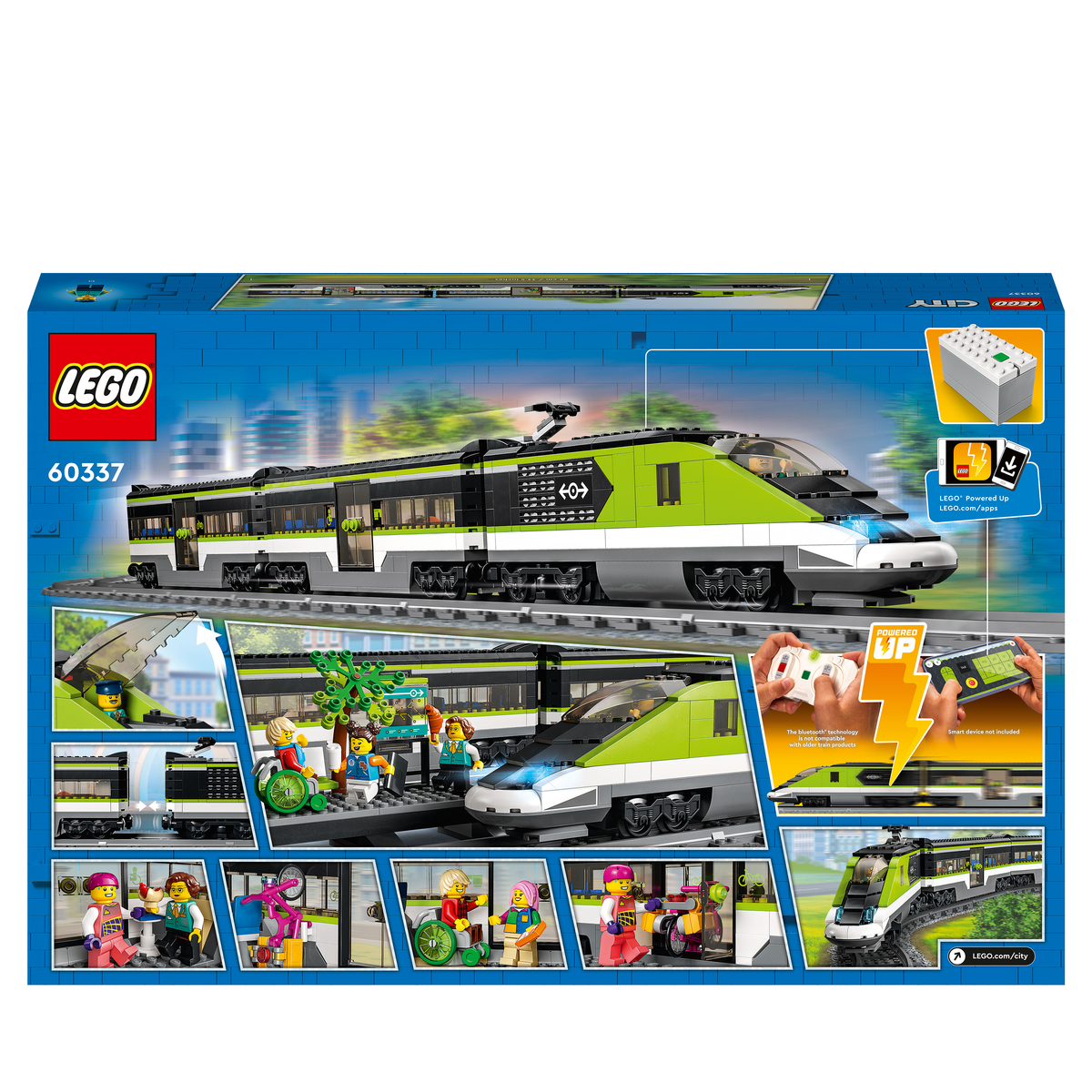 Klocki LEGO City 60337 Ekspresowy pociąg pasażerski Wielobarwny