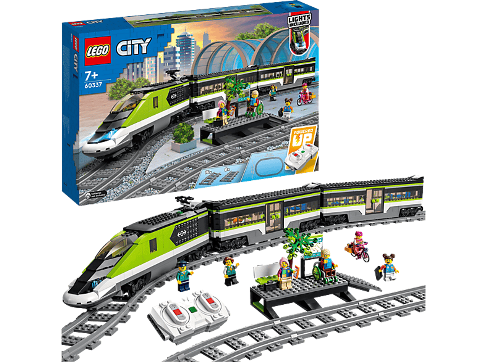 Klocki LEGO City 60337 Ekspresowy pociąg pasażerski Wielobarwny
