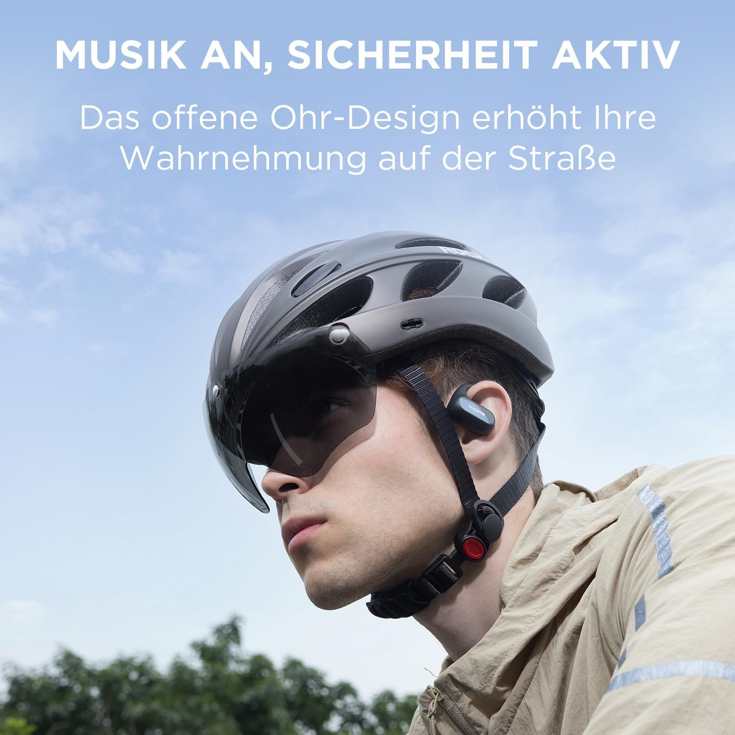 Schwarz Bluetooth Fit Open-ear SE S30, Kopfhörer 1MORE