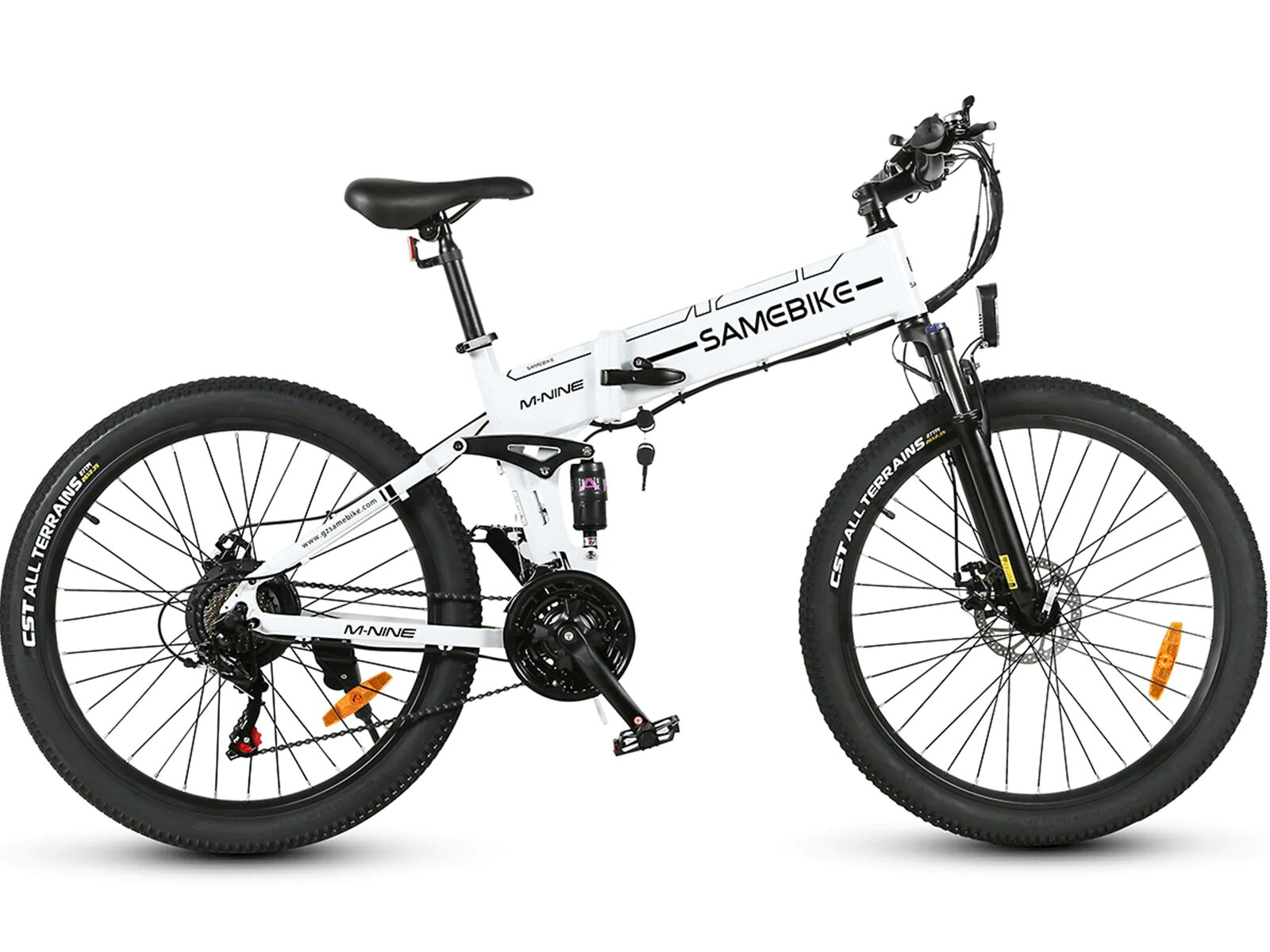 Unisex-Rad, Terrain Zoll, Weiß) Bike All E-BIKE (Laufradgröße: 26 SAMEBIKE (ATB)