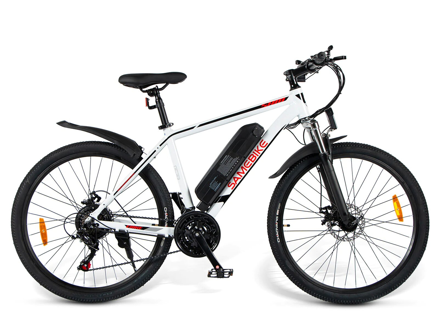 26 (Laufradgröße: SAMEBIKE Bike E-BIKE Unisex-Rad, Zoll, Terrain (ATB) All schwarz)