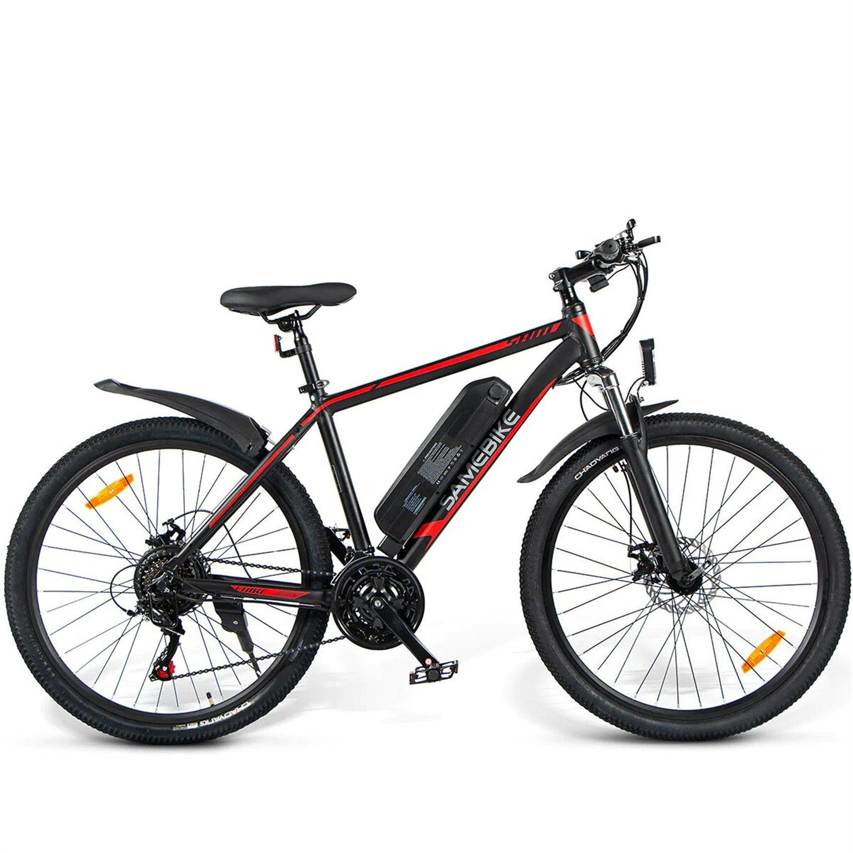 26 (Laufradgröße: SAMEBIKE Bike E-BIKE Unisex-Rad, Zoll, Terrain (ATB) All schwarz)