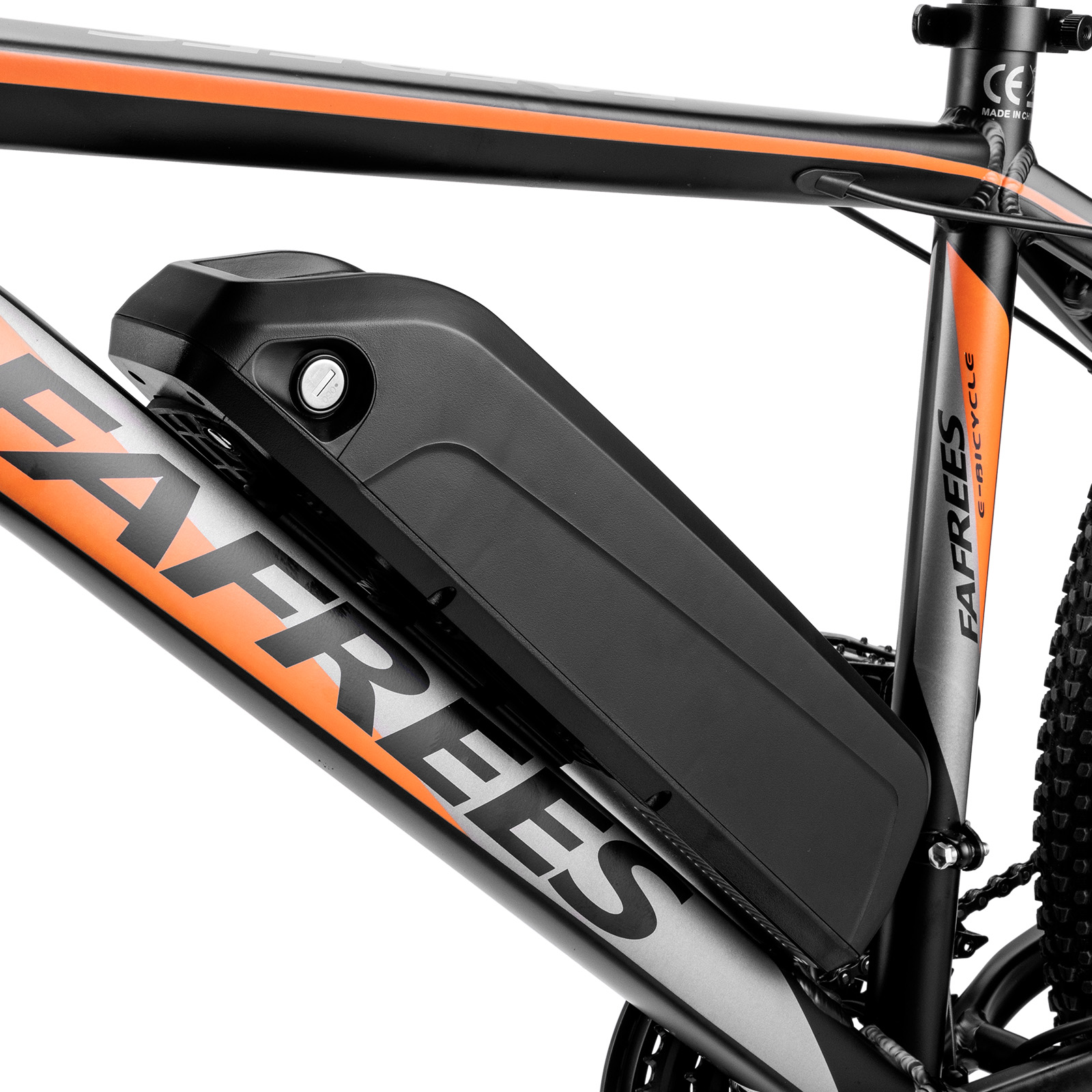 E-bike Unisex-Rad, Terrain Bike (ATB) 26 26 All HL1 (Laufradgröße: Zoll, FAFREES Schwarz)