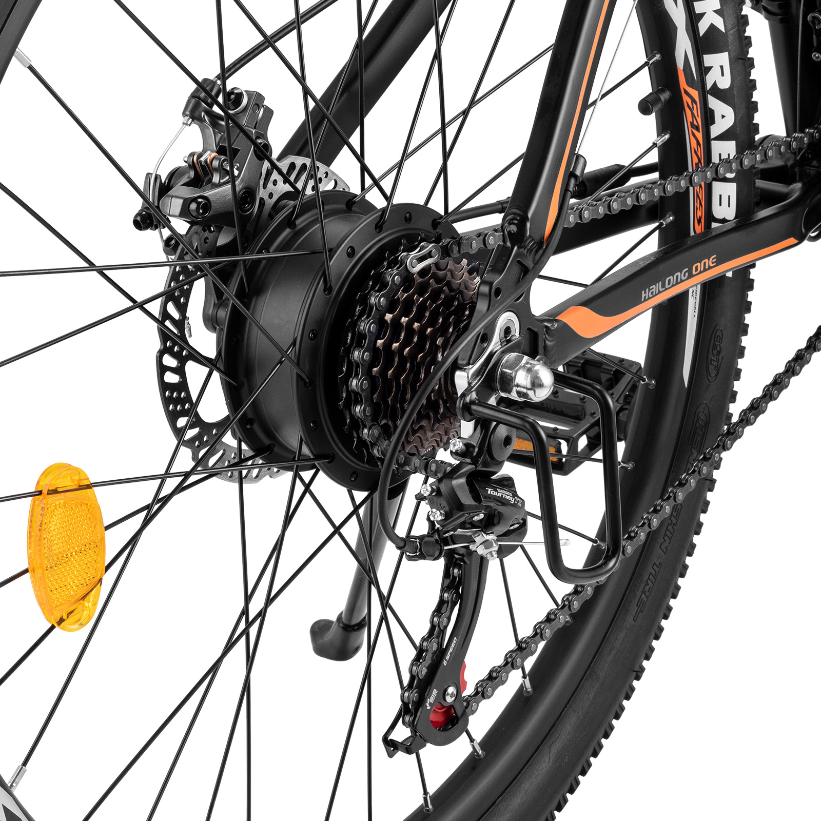 E-bike Unisex-Rad, Terrain Bike (ATB) 26 26 All HL1 (Laufradgröße: Zoll, FAFREES Schwarz)