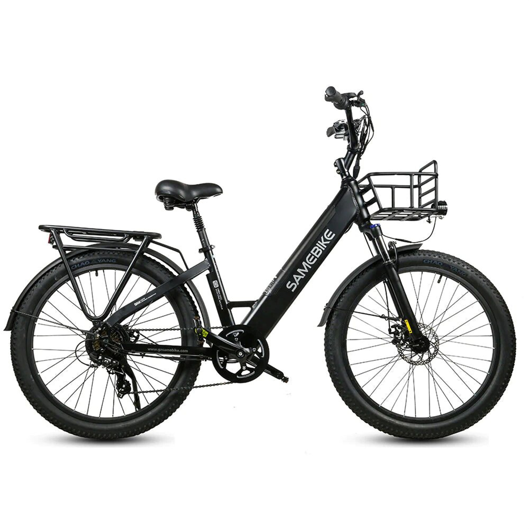 SAMEBIKE E-BIKE Mountainbike (Laufradgröße: schwarz) Zoll, 26 Unisex-Rad