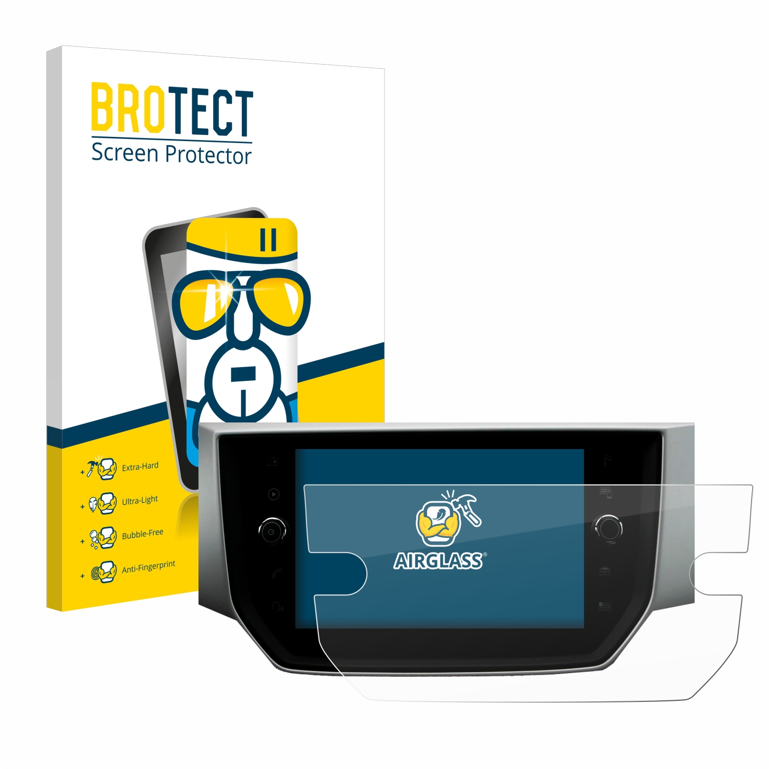 BROTECT Airglass klare Schutzfolie(für System Pro Seat Ibiza 8\