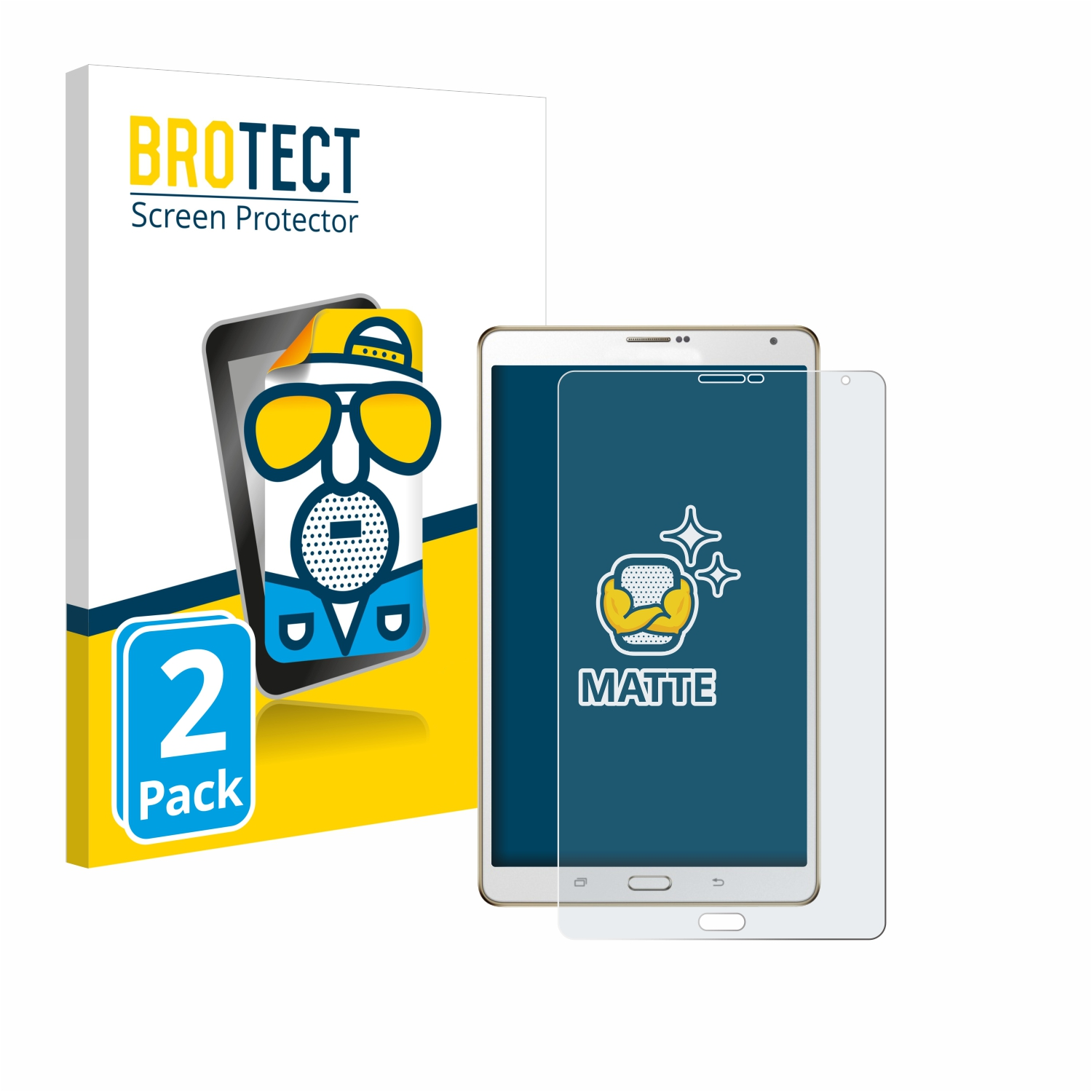 BROTECT 2x matte Schutzfolie(für SM-T705) 8.4 S Samsung Galaxy Tab