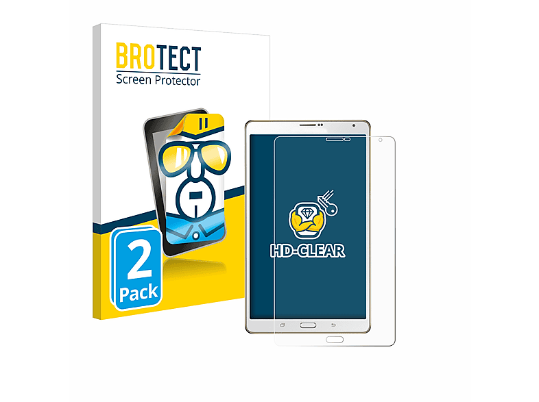 BROTECT 2x klare Schutzfolie(für Samsung 8.4 Tab Galaxy S SM-T705)