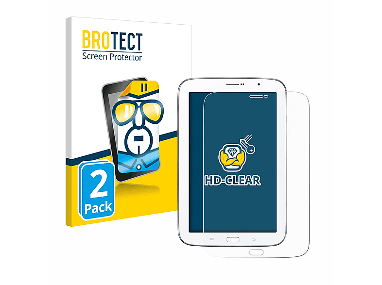 Galaxy BROTECT N5100 Note Samsung 8.0 2x 2013) Schutzfolie(für klare