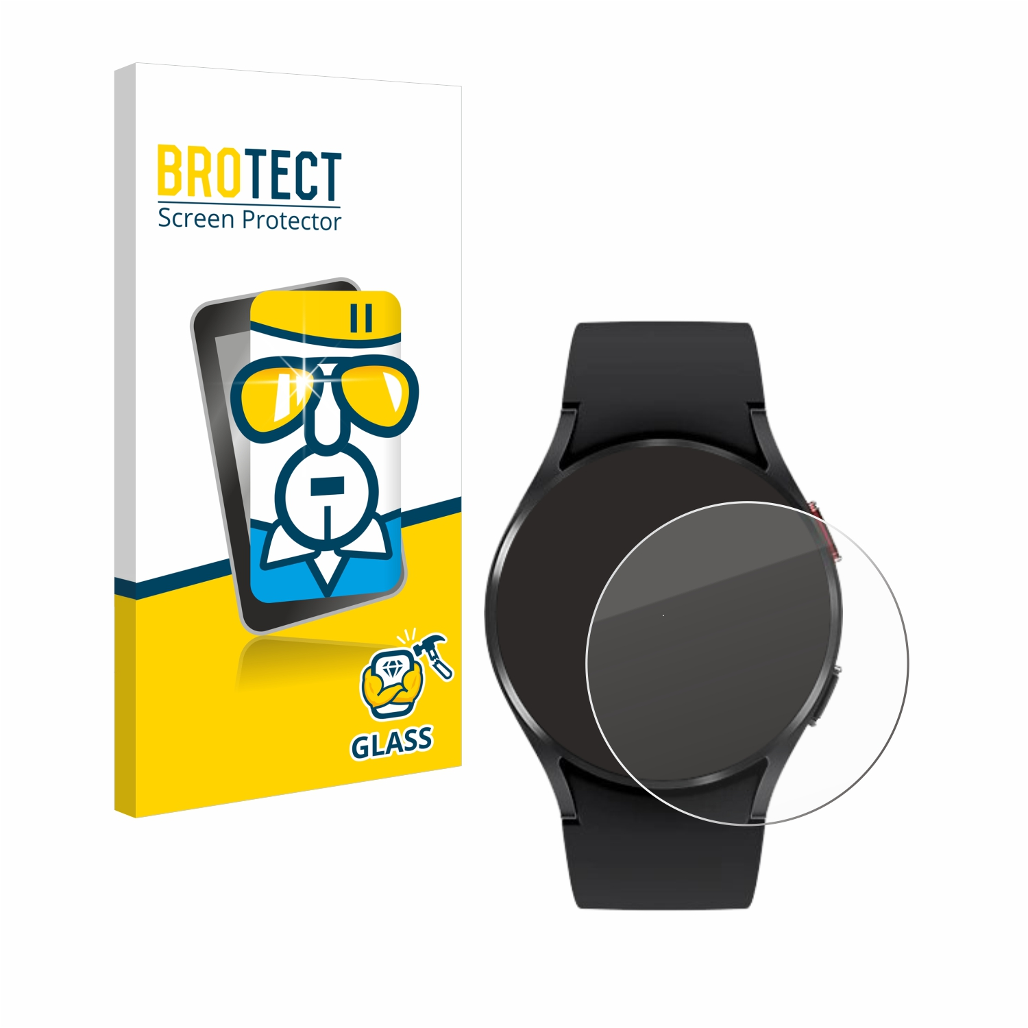 9H Galaxy 4 BROTECT Schutzglas(für Samsung Watch klares (40mm))