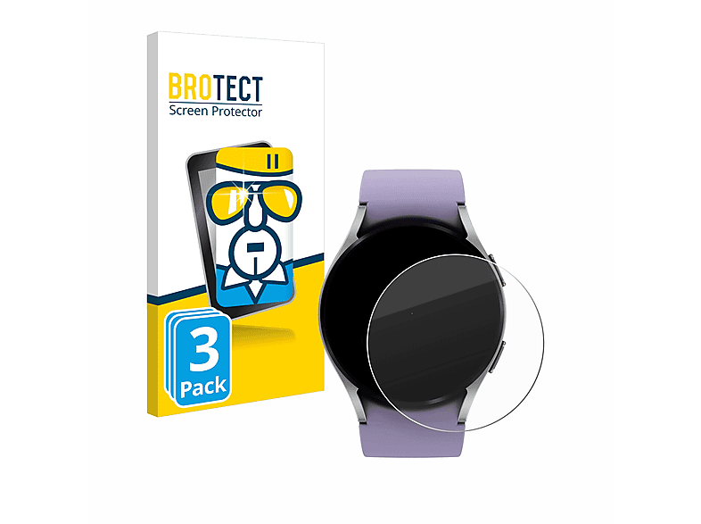 BROTECT 3x 9H klares Schutzglas (für Samsung Galaxy Watch 5 (40mm))