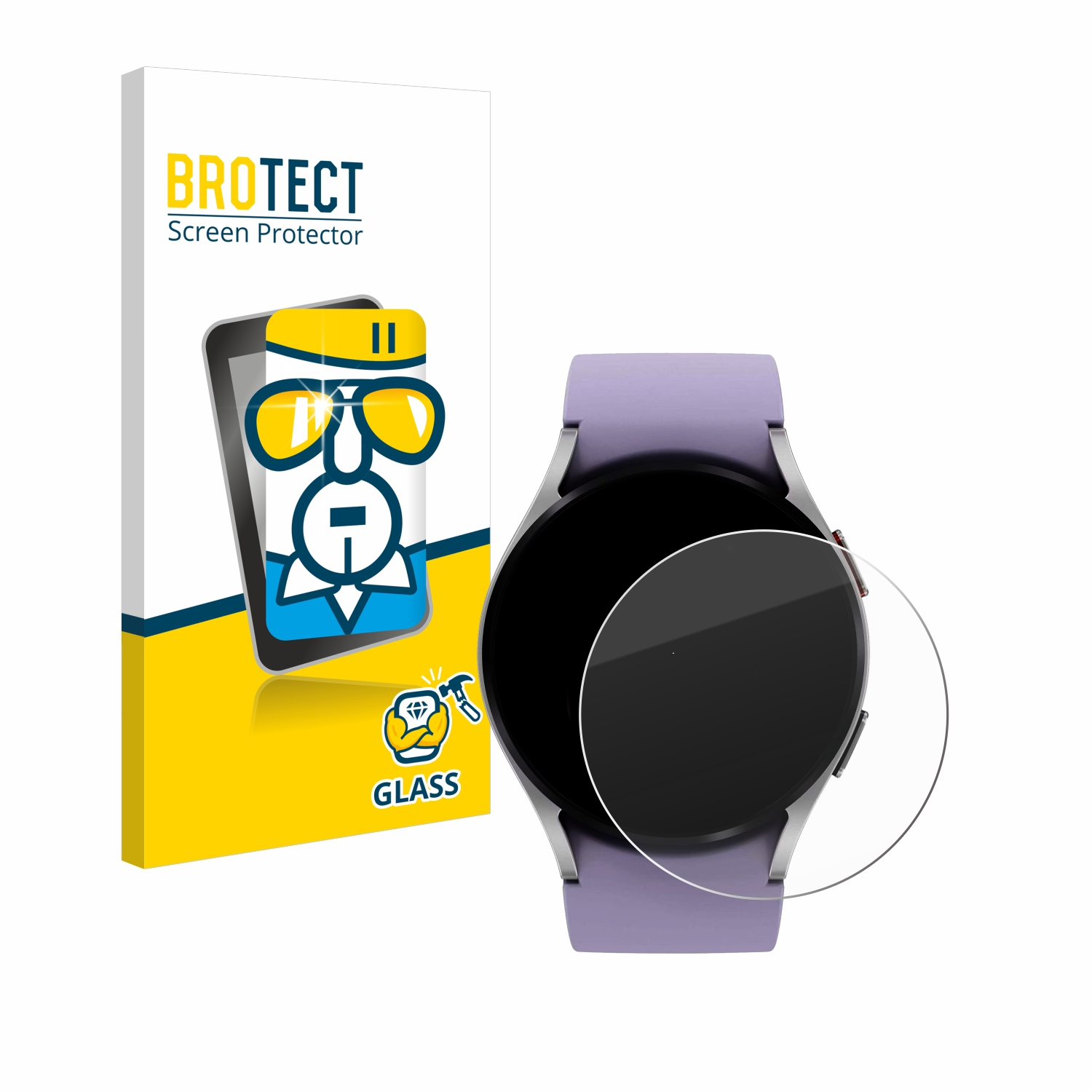 BROTECT 9H klares Schutzglas(für Watch (40mm)) Samsung Galaxy 5